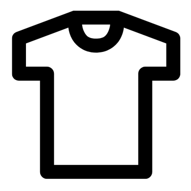 Black Ribbed Uniqlo T-shirt - Item #3412