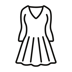 Black and White Dress - Item #3417